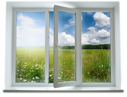 نوافذ upvc عازلة للحرارة